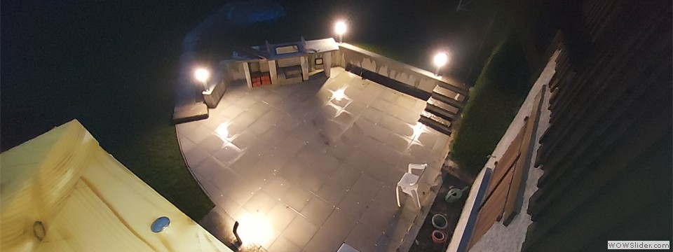 Vue sur la terrasse